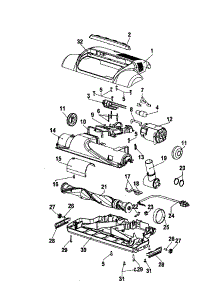 Power Nozzle parts for Hoover Canister Vacuum S3655 from AppliancePartsPros.com