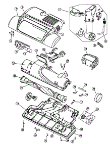 Power Nozzle parts for Hoover Canister Vacuum S3670 from AppliancePartsPros.com