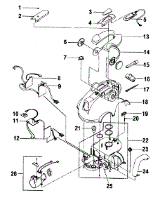 Top Assy parts for Hoover Canister Vacuum S3765 from AppliancePartsPros.com