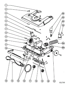 Hood parts for Eureka Upright Vacuum S4180AT from AppliancePartsPros.com