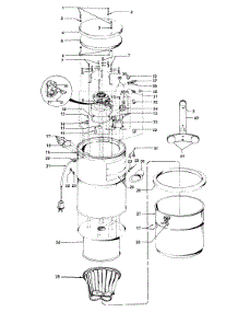 Mainhousing, Motor Assembly parts for Hoover Central Vacuum S5533 from AppliancePartsPros.com