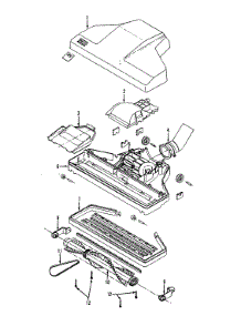 Powerednozzle, Agitator parts for Hoover Central Vacuum S5533 from AppliancePartsPros.com