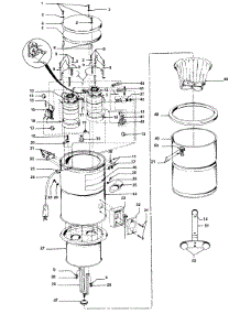 Mainhousing, Motor Assembly parts for Hoover Central Vacuum S5535 from AppliancePartsPros.com