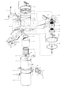 Mainhousing, Motor Assembly parts for Hoover Central Vacuum S5567-011 from AppliancePartsPros.com