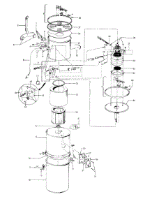Mainhousing, Motor Assembly parts for Hoover Central Vacuum S5573 from AppliancePartsPros.com