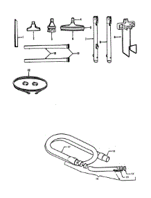 Hose, Cleaningtools parts for Hoover Central Vacuum S5575-001 from AppliancePartsPros.com
