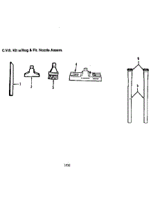 C.V.S. Kit W / Rug Nozzle Assembly parts for Hoover Canister Vacuum S5643 (40010) from AppliancePartsPros.com