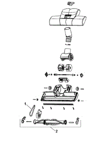 Powerednozzle, Agitator parts for Hoover Central Vacuum S5668 from AppliancePartsPros.com
