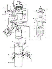 Mainhousing, Motor Assembly parts for Hoover Central Vacuum S5672 from AppliancePartsPros.com