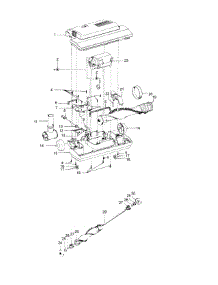 Powerednozzle, Agitator parts for Hoover Central Vacuum S5697 from AppliancePartsPros.com