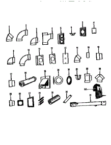 Central Vac Fittings parts for Hoover Central Vacuum S5697 (40011) from AppliancePartsPros.com