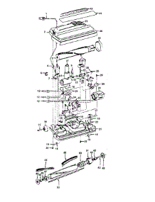 Powerednozzle, Agitator parts for Hoover Central Vacuum S5709 from AppliancePartsPros.com