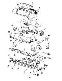 Powerednozzle, Agitator parts for Hoover Central Vacuum S5711 from AppliancePartsPros.com