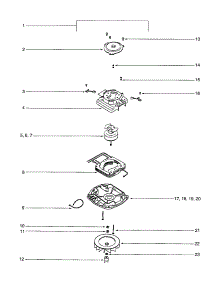 Motor parts for Eureka Upright Vacuum S647A from AppliancePartsPros.com