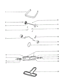Wheel And Axle parts for Eureka Upright Vacuum S647B from AppliancePartsPros.com
