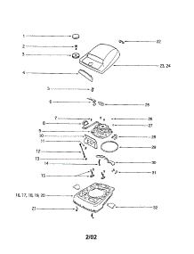 Hood / Base parts for Eureka Upright Vacuum S670A from AppliancePartsPros.com