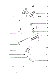 Handle / Cord parts for Eureka Upright Vacuum S677A-1 from AppliancePartsPros.com