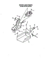 Door Lock parts for Roper Gas Range S8757*3 from AppliancePartsPros.com