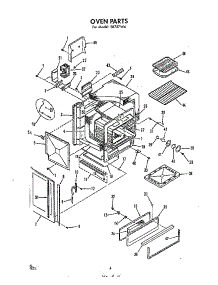 Oven parts for Roper Gas Range S8757*4 from AppliancePartsPros.com