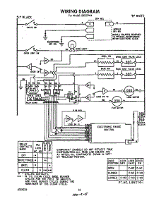 Wiring Diagram parts for Roper Gas Range S8757*4 from AppliancePartsPros.com