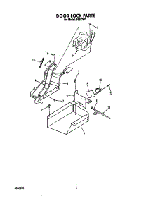 Door Lock parts for Roper Electric Range S9507*2 from AppliancePartsPros.com