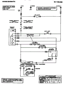 Wiring Schematic parts for Amana Countertop Microwave SA1435.002 from AppliancePartsPros.com