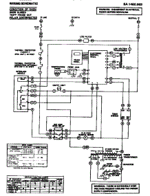 Wiring Schematic parts for Amana Countertop Microwave SA1480.002 from AppliancePartsPros.com