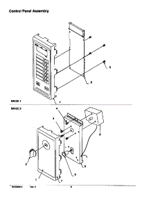 Control Panel Assembly parts for Amana Microwave SAND700.C-SAND700.C from AppliancePartsPros.com