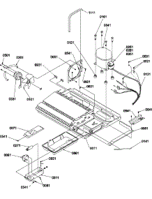 Machine Compartment parts for Amana Side-By-Side Refrigerator SB520TW-P1308601WW from AppliancePartsPros.com