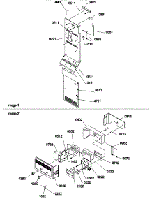 Control Assembly parts for Amana Side-By-Side Refrigerator SB520TW-P1308601WW from AppliancePartsPros.com