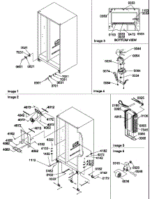 Drain System, Rollers, And Evaporator Assy parts for Amana Side-By-Side Refrigerator SB520TW-P1313001W from AppliancePartsPros.com