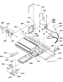 Machine Compartment parts for Amana Side-By-Side Refrigerator SB520TW-P1313001W from AppliancePartsPros.com