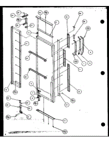 Refrigerator Door (Sxd20j / P7870123w) (Sxd20jp / P7870124w) (Sxd20jb / P7870131w) parts for Amana Side-By-Side Refrigerator SBD20J-P7870126W from AppliancePartsPros.com