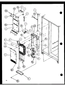 Evaporator And Air Handling (Sxd20j / P7870123w) (Sxd20jp / P7870124w) (Sxd20jb / P7870131w) parts for Amana Side-By-Side Refrigerator SBD20J-P7870126W from AppliancePartsPros.com