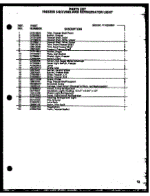 Freezer Shelving And Refrigerator Light parts for Amana Side-By-Side Refrigerator SBD20K-P1102508W from AppliancePartsPros.com