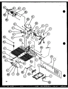 Machine Compartment parts for Amana Side-By-Side Refrigerator SBD20K-P1102508W from AppliancePartsPros.com