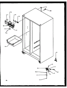 Factory Installed Ice Maker (Sbi20ne / P1162902we) (Sbi20nw / P1162902ww) parts for Amana Side-By-Side Refrigerator SBD20NW-P1162503WW from AppliancePartsPros.com