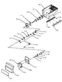 Crushed Ice Bucket (Sbd20q2e / P1162512we) (Sbd20q2w / P1162512ww) parts for Amana Side-By-Side Refrigerator SBD20Q2E-P1162512WE from AppliancePartsPros.com