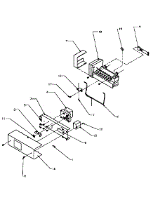 Ice Maker (Sbd20q2e / P1162512we) (Sbd20q2w / P1162512ww) parts for Amana Side-By-Side Refrigerator SBD20Q2W-P1162512WW from AppliancePartsPros.com