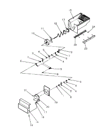 Crushed Ice Bucket parts for Amana Side-By-Side Refrigerator SBD20S4E-P1190001WE from AppliancePartsPros.com