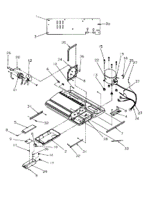 Machine Compartment parts for Amana Side-By-Side Refrigerator SBD20S4L-P1190001WL from AppliancePartsPros.com