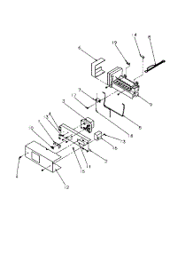 Ice Maker parts for Amana Side-By-Side Refrigerator SBD20S4L-P1190001WL from AppliancePartsPros.com