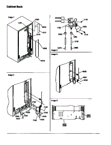 Cabinet Back parts for Amana Side-By-Side Refrigerator SBD20S4W-P1190004WW from AppliancePartsPros.com