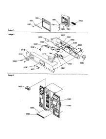 Dispenser Cover / Bracket / Toe Grille parts for Amana Side-By-Side Refrigerator SBD21VE-P1315502WE from AppliancePartsPros.com