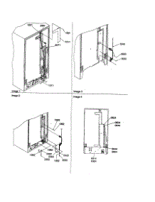 Cabinet Back parts for Amana Side-By-Side Refrigerator SBD21VPSE-P1315504WE from AppliancePartsPros.com