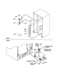 Water Filler Assembly parts for Amana Side-By-Side Refrigerator SBD21VW-P1315502WW from AppliancePartsPros.com
