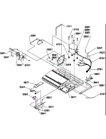 Machine Compartment And Muffler Assembly parts for Amana Side-By-Side Refrigerator SBD522VE-P1320303WE from AppliancePartsPros.com