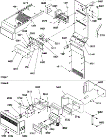 Ice Maker  /  Control Assy parts for Amana Side-By-Side Refrigerator SBDE20S4SW-P1190903WW from AppliancePartsPros.com