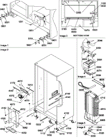 Drain System, Rollers, And Evaporator Assy parts for Amana Side-By-Side Refrigerator SBDE20S4SW-P1190906WW from AppliancePartsPros.com