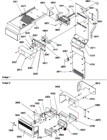 Ice Maker / Control Assy parts for Amana Side-By-Side Refrigerator SBDE20TPE-P1190904WE from AppliancePartsPros.com